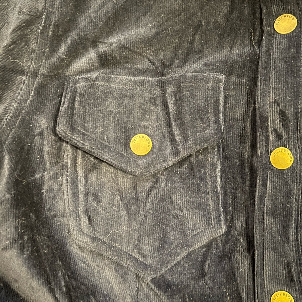 Julie Brown New York Navy Dress with Button Front - Picture 6 of 6